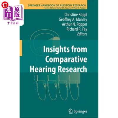 海外直订医药图书Insights from Comparative Hearing Research 来自听力比较研究的见解