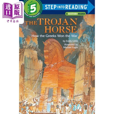 Step into Reading Step 5 Trojan Horse How The Greeks 兰登阅读进阶5 特洛伊木马 百科 英文原版儿童绘本 分级阅读【中商?