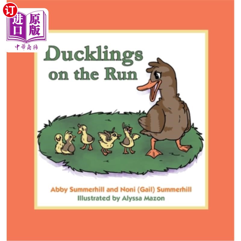 海外直订Ducklings on the Run 逃跑的小鸭