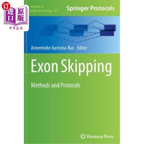 海外直订医药图书Exon Skipping: Methods and Protocols 外显子跳过:方法和协议