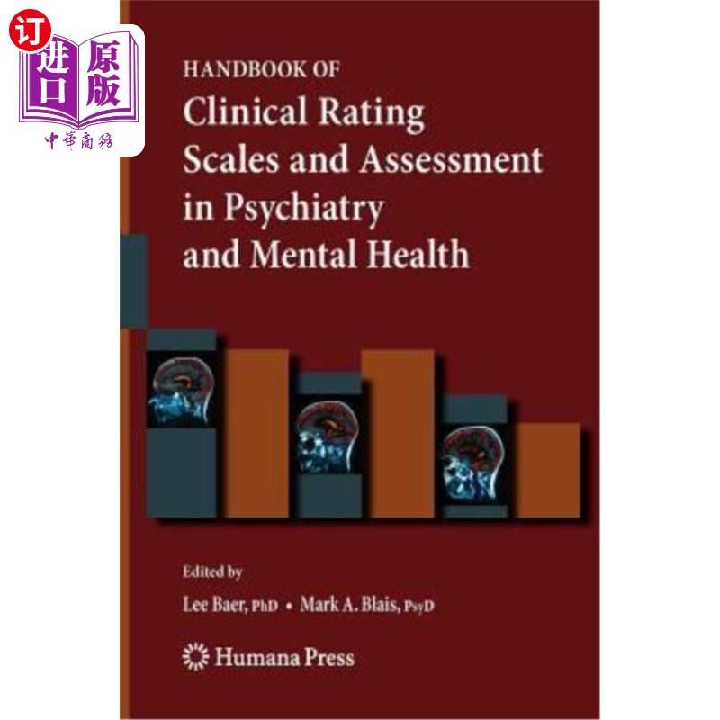 海外直订医药图书Handbook of Clinical Rating Scales and Assessment in Psychiatry and Mental Healt精神病学和心理健康