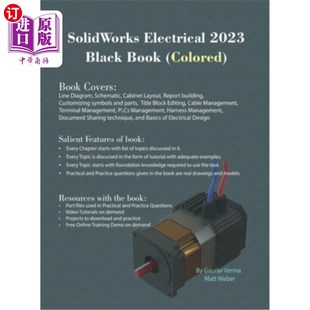 海外直订SolidWorks Electrical 2023 Black Book SolidWorks电气2023黑皮书
