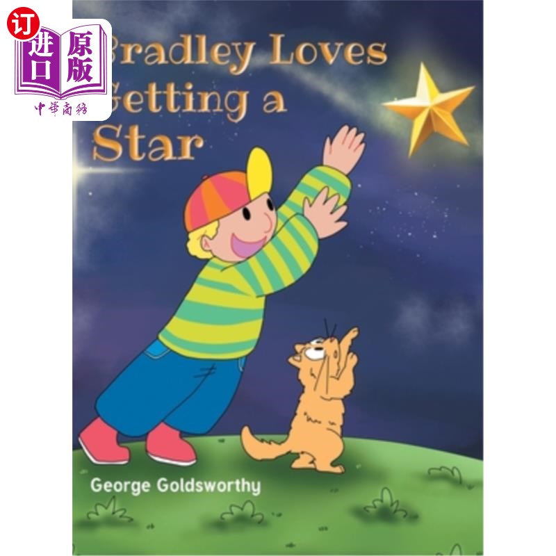海外直订Bradley Loves Getting A Star 布拉德利喜欢得到星星