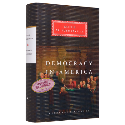 论美国的民主 Henry Reeve译本 Everymans Library Classics Democracy in America 英文原版 Alexis De T【中商原版】