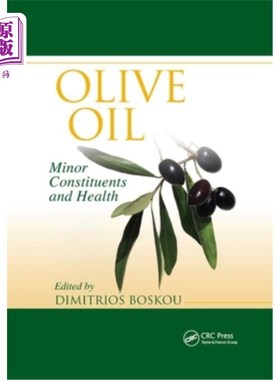 海外直订Olive Oil: Minor Constituents and Health 橄榄油：微量成分与健康