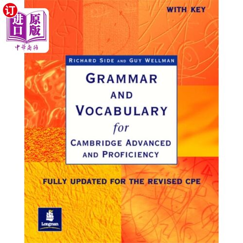 海外直订Grammar & Vocabulary CAE & CPE Workbook With Key... 语法和词汇CAE和CPE练习册与关键新版