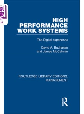 海外直订High Performance Work Systems: The Digital Experience 高效工作系统:数字化体验