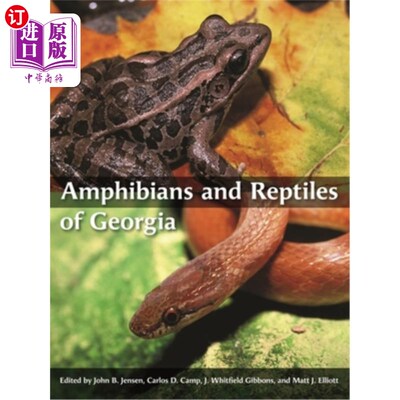 海外直订Amphibians and Reptiles of Georgia 格鲁吉亚两栖爬行动物