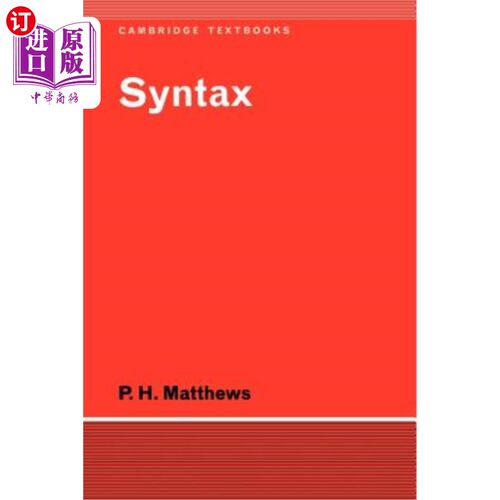 海外直订Syntax 语法