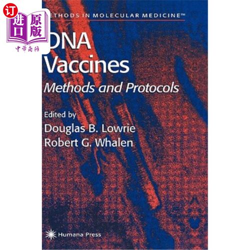 海外直订医药图书DNA Vaccines 脱氧核糖核酸疫苗