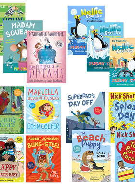 Little Gems 小宝石阅读系列 英文原版进口图书儿童故事图画书童书 Clever Cakes The Beach Puppy Madame Squeaker 【中商原版】