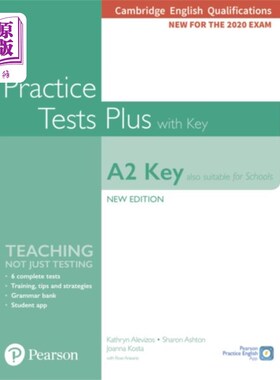 海外直订Cambridge English Qualifications: A2 Key (Also suitable for Schools) Practice Te 剑桥英语资格：A2级重点（也
