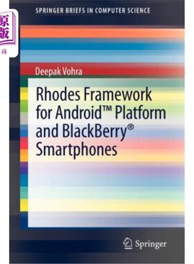 海外直订Rhodes Framework for Android(tm) Platform and Blackberry(r) Smartphones Rhodes Framework fo