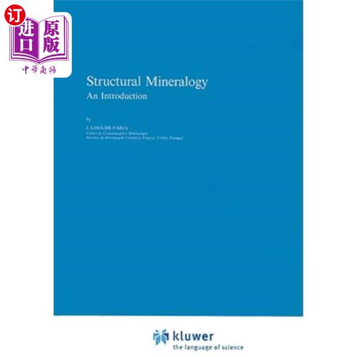 海外直订Structural Mineralogy: An Introduction 结构矿物学导论