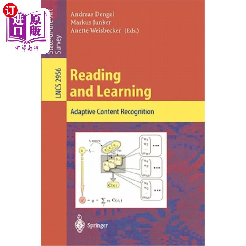 海外直订Reading and Learning: Adaptive Content Recognition 阅读与学习:自适应内容识别