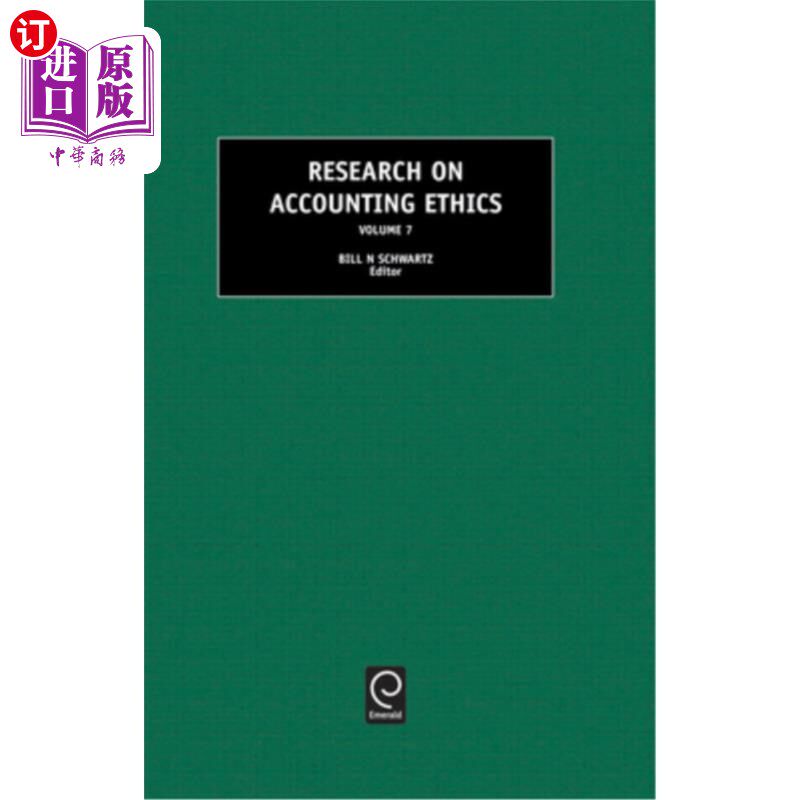 海外直订Research on Accounting Ethics 会计伦理研究