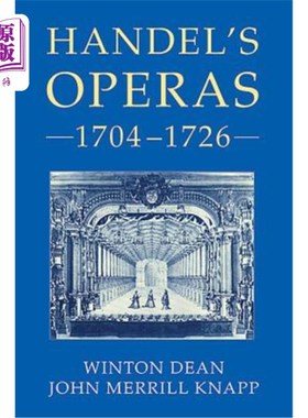 海外直订Handel's Operas, 1704-1726 亨德尔的歌剧(1704-1726年