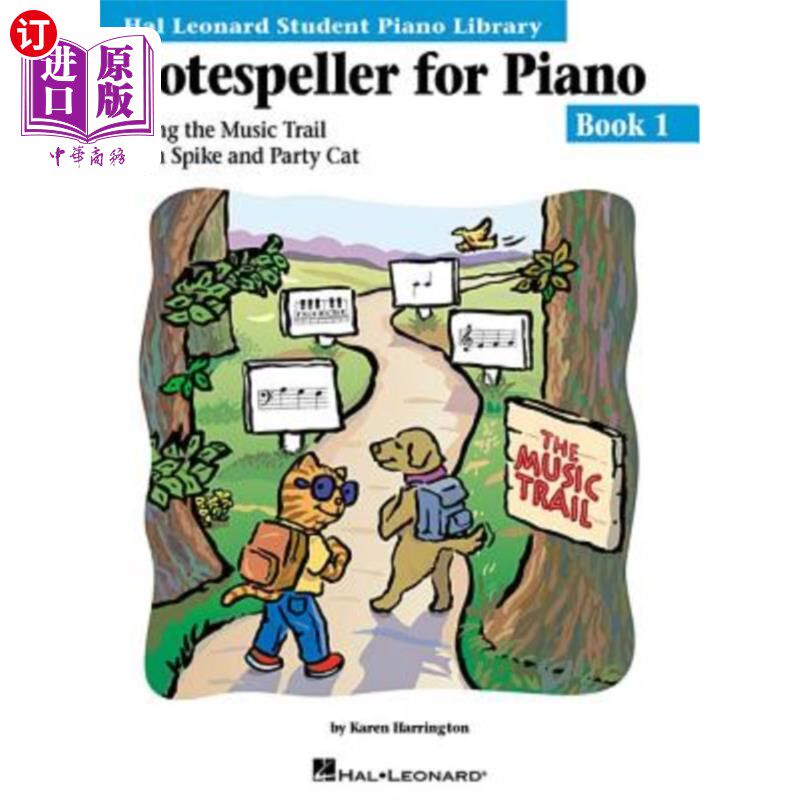 海外直订Notespeller for Piano - Book 1: Hal Leonard Student Piano Library 钢琴札记-第1册:哈尔伦纳德学生钢琴图书馆
