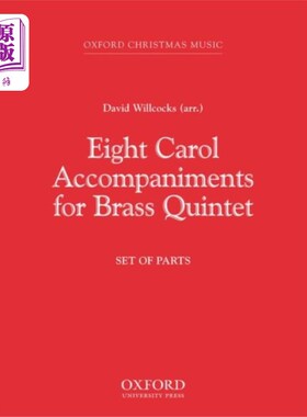 海外直订Eight Carol Accompaniments for Brass a 5 八颂歌伴奏铜管5