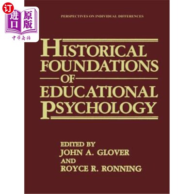 海外直订Historical Foundations of Educational Psychology 教育心理学的历史基础