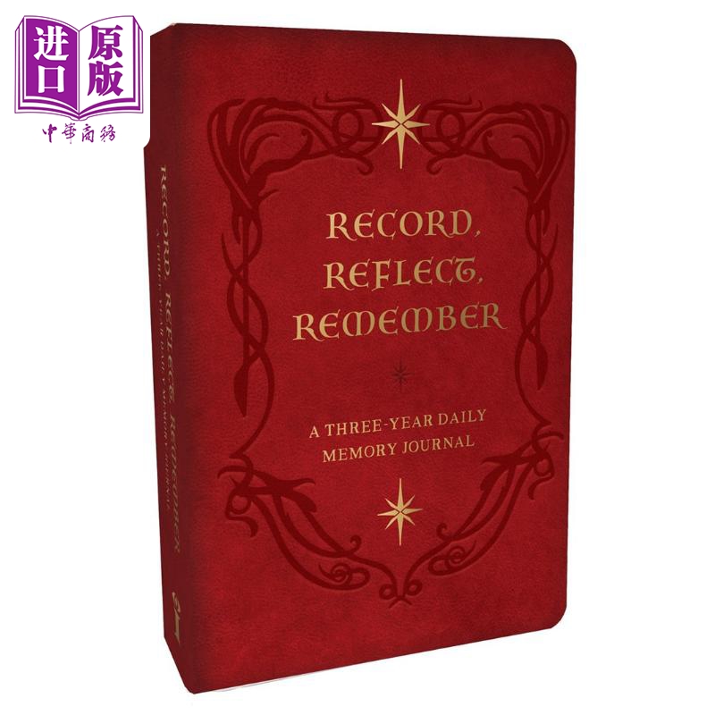 指环王记忆日记 The Lord of the Rings Memory Journal 英文原版 JRR托尔金中土世界日记本 手账【中商原版】