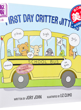 现货 Liz Climo First Day Critter Jitters 开学的一天 英文原版儿童精品绘本 动物及动物故事主题 4到6岁【中商原版】