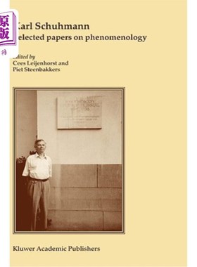 海外直订Karl Schuhmann, Selected Papers on Phenomenology 卡尔·舒曼，《现象学论文选集》