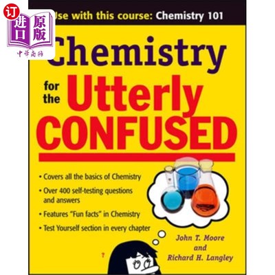 海外直订Chemistry for the Utterly Confused 完全困惑的人的化学