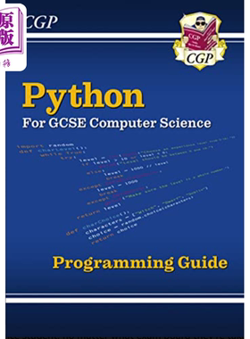 英国CGP原版 Python Programming Guide for GCSE Computer Science GCSE计算机科学 Python 编程指南【中商原版】
