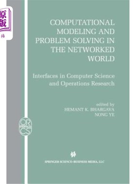 海外直订Computational Modeling and Problem Solving in the Networked World: Interfaces in 世界中的计算建模和问题