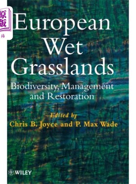 海外直订European Wet Grasslands 欧洲湿草原