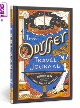 奥德赛旅行日记 一本由经典冒险故事启发的记忆书 The Odyssey Travel Journal 英文原版 Union Square Co.【中商原版】