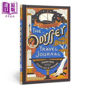 冒险故事启发 Union Co. 预售 Journal The 中商原版 Odyssey 记忆书 英文原版 Travel 一本由经典 Square 奥德赛旅行日记