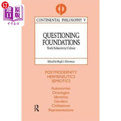 海外直订Questioning Foundations 质疑基金会