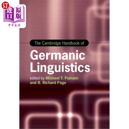 海外直订The Cambridge Handbook of Germanic Linguistics 剑桥日耳曼语言学手册