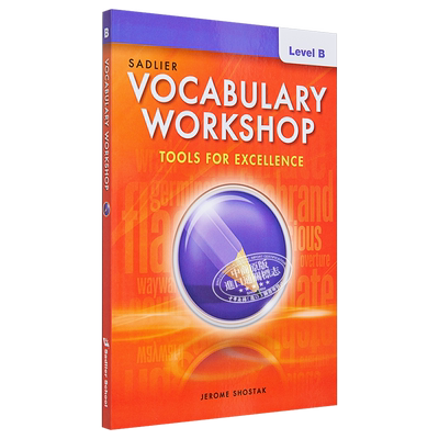 Vocabulary Workshop 2022 Student Grade 7 Level B 词汇工作坊学生书七年级 初中英语英文原版进口教材教辅书【中商原版】