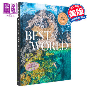一生要去的1000个目的地英文原版 1000 Destinations of a Lifetime National Geographic特色旅游指南【中商原版】