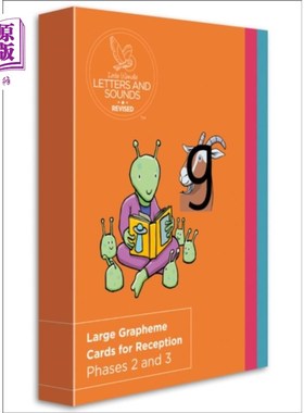 海外直订Large Grapheme Cards for Reception 接待用大字体卡片