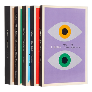 卡夫卡作品5册套装 英文原版 卡夫卡日记、儿子们、审判、变形记、城堡 The Schocken Kafka Library 文学 英文系列收藏