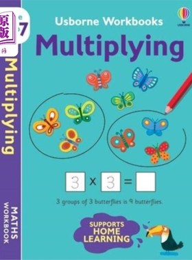 海外直订Usborne Workbooks Multiplying 6-7 乌斯本练习册乘6-7