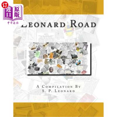 海外直订Leonard Road (Black & White) 伦纳德道(黑与白)