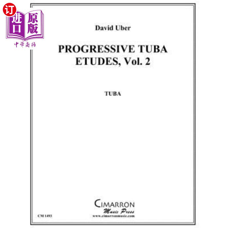 海外直订Progressive Tuba Etudes, vol. 2 进步大号练习曲，第二卷