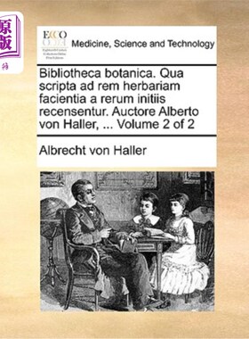 海外直订医药图书Bibliotheca botanica. Qua scripta ad rem herbariam facientia a rerum initiis rec 植物图书馆。以这种