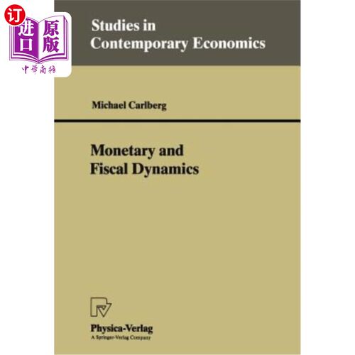 海外直订Monetary and Fiscal Dynamics 货币和财政动态