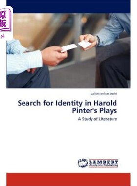海外直订Search for Identity in Harold Pinter's Plays 在哈罗德·品特的戏剧中寻找身份