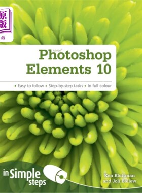 海外直订Photoshop Elements 10 in Simple Steps Photoshop Elements 10的简单步骤