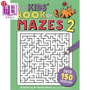 海外直订The Kids' Book of Mazes 2 儿童迷宫2