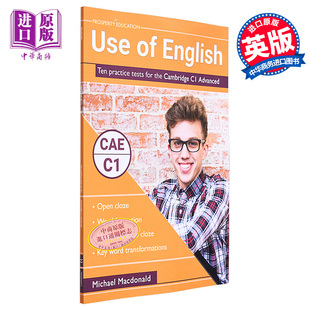 English 中商原版 the Use Cambridge practice Ten Advanced英语运用剑桥CAE考试C1等级10套模拟练习测试 预售 tests for