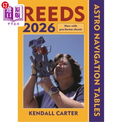 海外直订Reeds Astro Navigation Tables 2026 reed天文导航表2026