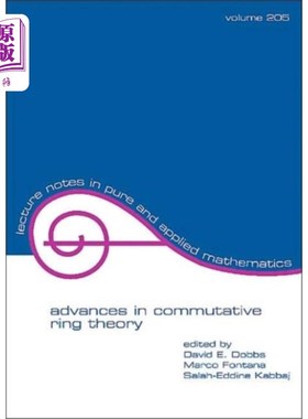 海外直订Advances in Commutative Ring Theory 交换环理论的进展